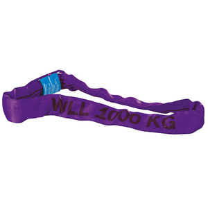 Sangle de levage ronde en polyester 1000 kg, couleur violet - Product Image 1