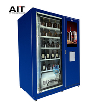 Distributeur automatique de vin grande capacité AIT avec écran tactile 22 pouces, refroidissement par compresseur, service 24h/24, déplacement latéral sur axe XY