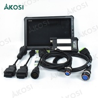 Pour Vocom II 88890400 V2.8 PTT DEV2 PK Vocom2 Mini pour Volvo pour Renault Camion lourd Chargeur et tablette Getac F110