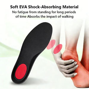 KROLIK <strong>Orthopedic</strong> Half Insole Arch Support EVA Material Breathable Velvet Comfort Autumn Insoles for Plantar Fasciitis Relief - Product Image 6