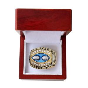 1990 New York-Reuzen Kom Xxv Kampioenschapsring Klassieke Vergulde Legeringsring Voor Herdenkingsjubilea Van Fans - Product Image 5