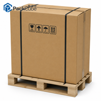 Protecteur d'angle en carton de pâte de bois biodégradable et recyclable, robuste, pour l'emballage logistique