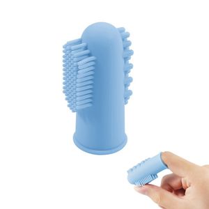 Venta al por mayor de fábrica, cepillo de dientes de silicona suave ecológico para gatos y perros, Limpieza de dientes, producto de aseo para mascotas fácil de usar - Product Image 1