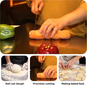 Grandes planches à découper en acier inoxydable pour la cuisine, <span class=keywords><strong>planche</strong></span> à découper avec rebord pour comptoir, <span class=keywords><strong>planche</strong></span> à découper double face pour viande et légumes - Product Image 6