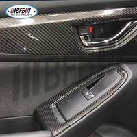 Cache-interrupteur de vitre de porte intérieure en fibre de carbone, accessoires de modification intérieure pour Subaru WRX 2022-2025