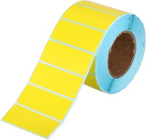 Etichette Termiche (1 x 2 Pollici) Adesive a Colori per Stampante Termica Diretta, Etichette con Codice a Barre per Indirizzi di Spedizione/<span class=keywords><strong>Nomi</strong></span> per Corrispondenza - Product Image 1