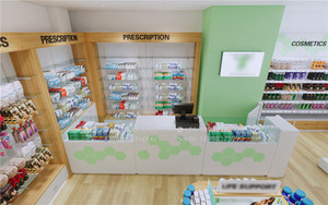 Étagère en verre de <span class=keywords><strong>pharmacie</strong></span> moderne, vitrine de <span class=keywords><strong>pharmacie</strong></span> murale, présentoir médical, mobilier de magasin, étagères de <span class=keywords><strong>pharmacie</strong></span> en <span class=keywords><strong>bois</strong></span> - Product Image 5