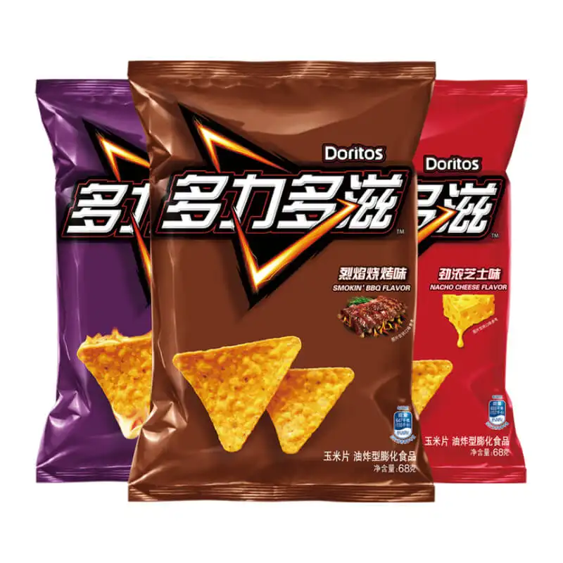 タンギーチーズとサツマイモチップ中国のエキゾチックなスナック68g