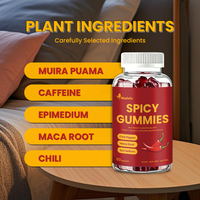 Gummies épicées aux herbes Meelefu, extrait de Maca et d'Epimedium, favorise l'équilibre hormonal, complément alimentaire végétalien sans OGM