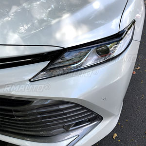 2 pièces de garnitures de phares de voiture pour Toyota Camry 2018+, autocollants de phares de voiture, garnitures de phares - Product Image 5