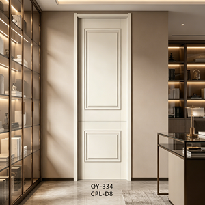 Porte intérieure en MDF style hôtel de luxe, finition mate CPL premium, portes en bois pour séjour de luxe - Product Image 1