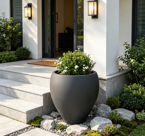 Bianco <span class=keywords><strong>di</strong></span> <span class=keywords><strong>fiori</strong></span> fioriera <span class=keywords><strong>vaso</strong></span> per il FAI DA TE <span class=keywords><strong>disegno</strong></span> - Product Image 4
