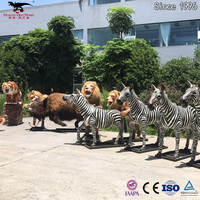 Modèles d'animaux électriques personnalisés, différents types de statues d'animaux animatroniques pour l'affichage dans les parcs zoologiques