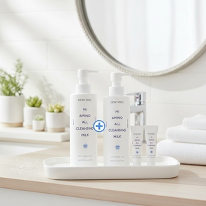 Dewytree Hi Amino All Lait nettoyant 200ml Double Pack avec 10ml * 2ea Bonus Qualité Nettoyant pour le visage - Product Image 3