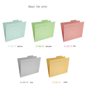 Journal de base à la mode, 1/3 pages découpées, couleurs assorties, papeterie de bureau, classeur - Product Image 2