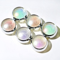 Poudre à ongles solide, paillettes aurore miroir irisé Chrome sirène Pigment holographique perle à ongles poudre