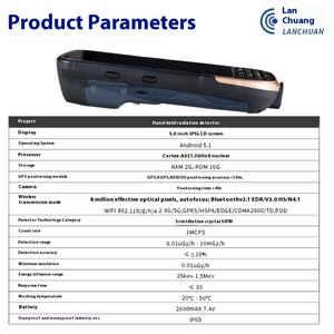 Lanchuang Direct Supply Miniature Single Intelligent Inspection Instrument <span class=keywords><strong>Detector</strong></span> de radiação ambiental portátil para celular - Product Image 4