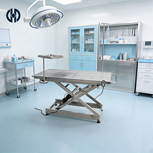 Table d'opération vétérinaire de haute qualité avec kit complet en acier inoxydable, adapté aux interventions chirurgicales vétérinaires - Product Image 1