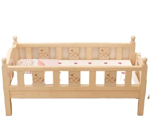 AILICHEN Solid Wood Children's Bed Boy Single Bed Girl Princess <strong>Crib</strong> Stitching <strong>Big</strong> Bed - Product Image 1