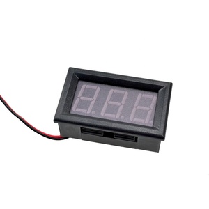 Voltmètre numérique à Double fil cc, 0.56 pouces, LED, Protection de la connexion inversée <span class=keywords><strong>5v</strong></span>-30.0v - Product Image 1