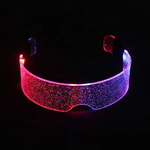 <span class=keywords><strong>Gafas</strong></span> LED con luz, <span class=keywords><strong>gafas</strong></span> <span class=keywords><strong>de</strong></span> neón Multicolor Cyberpunk para Bar, fiesta <span class=keywords><strong>de</strong></span> Halloween, Club <span class=keywords><strong>de</strong></span> Cosplay - Product Image 4