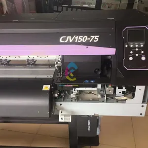 二手Mimaki CJV150-75打印机和切纸器，带有原始卷取系统