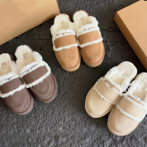 Marca de Diseño de Lujo Ofrece Zapatos de Lana para Mujer Hechos a Medida, de Alta Calidad, Cálidos, con Suela Gruesa Antideslizante y Forro de Borrego - Product Image 6