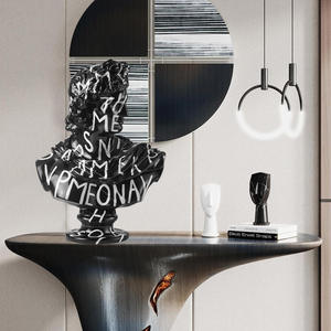 Graffiti personnalisé <span class=keywords><strong>David</strong></span> Statue Buste <span class=keywords><strong>David</strong></span> Buste Graffiti Toile Peinture Nordique Peint personnage sculpture décoration - Product Image 5