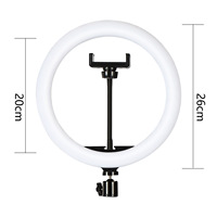 Livraison Rapide NOUVEAU Anneau Lumineux LED Selfie 26cm (10 Pouces) M26 MJ26 avec Trépied, Supports de Téléphone de Table et Bluetooth