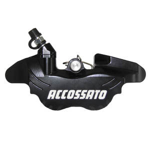 Accossato Etrier de frein à disque noir radial gauche MiniGp Pitbike et scooters OU plaquettes pour rénovation/mise à niveau - Product Image 1