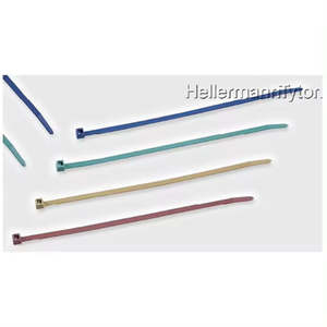 Attache commerciale de contenu métallique de fermeture éclair de câble de fixation d'opération régulière avec le trou de vis - Product Image 1