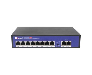 Commutateur PoE intelligent 8 ports 10/100 Mbps non géré avec fonction VLAN et liaison montante Gigabit RJ45 2 pour la surveillance CCTV - Vente en gros - Product Image 4