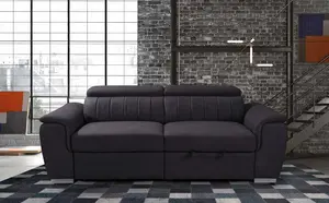 Cina Pemasok Kualitas Tinggi Sofa Set untuk Ruang Tamu 321 Kain Sofa Cum Tidur Pabrik Grosir