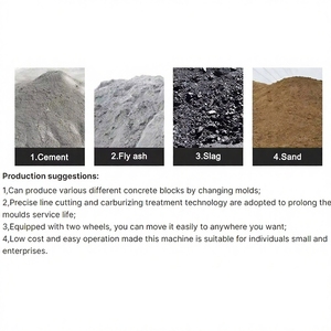 آلة صنع الطوب المتشابك من الأسمنت والخرسانة والرماد المتطاير صغيرة الحجم بسعر مناسب - Product Image 6