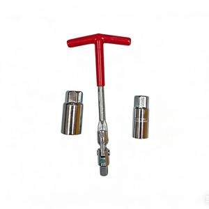 Lot de 5 clés universelles de 14 mm, 16 mm, <span class=keywords><strong>18</strong></span> mm, 21 mm pour le retrait des bougies d'allumage, clé à douille rotative à 360 degrés pour la réparation automobile - Product Image 5