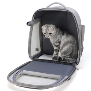 Nouveau design de sac à dos approuvé par la compagnie aérienne pour petits chiens et chats sac de transport pour animaux de compagnie avec caractéristiques de cage à chat - Product Image 4