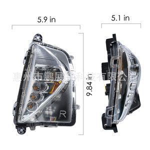 สำหรับโตโยต้า พริอุส 2016-2018 ชุดอัพเกรดไฟตัดหมอก LED 12V ชุดไฟขับขี่ด้านหน้า - Product Image 2