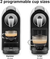 Machine à café expresso à capsules pour la maison, compatible NS Original Pods, pompe haute pression 20 bars, entièrement automatique et programmable