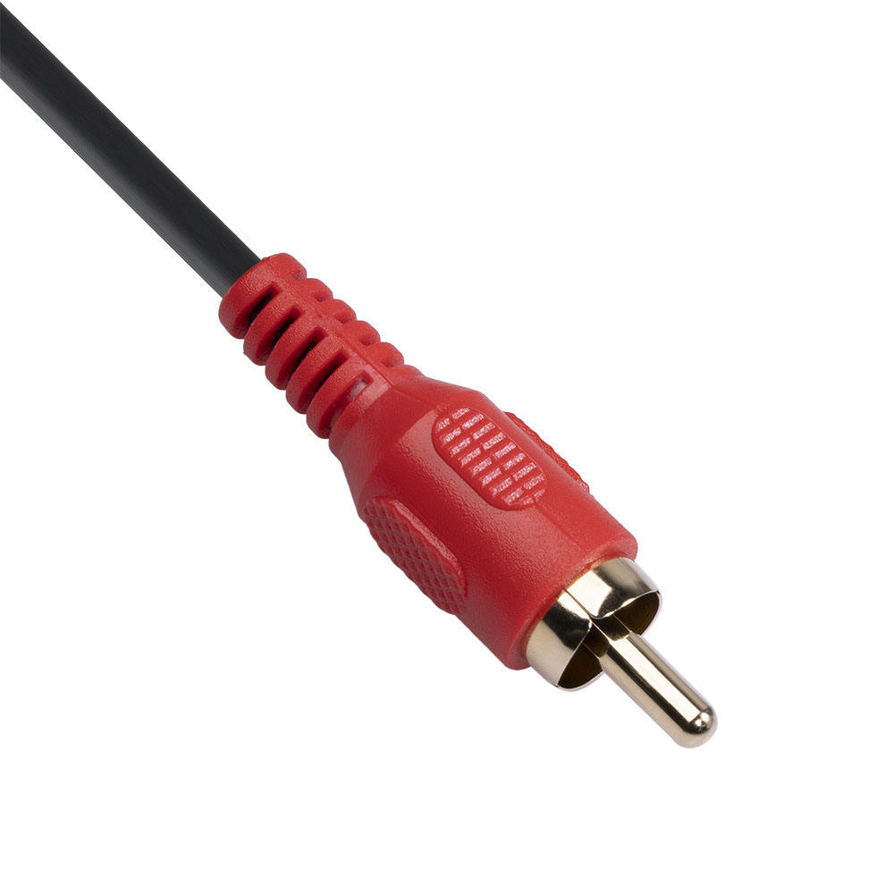 デュアルRCA-1/4インチTRSオーディオケーブル6.35mmステレオプラグ-2