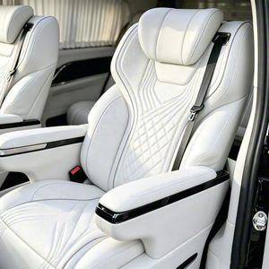 Asiento de Capitán VIP Personalizado, Tapizado en Cuero Nappa con Diseño de Diamantes, con Masaje y Ventilación, Tipo Aviación, para Modificación de Vans y MPV - Product Image 2