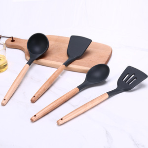 Set di utensili in Silicone da 9 pezzi accessori da <span class=keywords><strong>cucina</strong></span> essenziali con frusta e pennello in Silicone utensili De Cuisine - Product Image 4