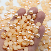 Perles rondes plates en ABS XULIN de 6 mm, 8 mm, 10 mm, 113 couleurs, pour vêtements et artisanat