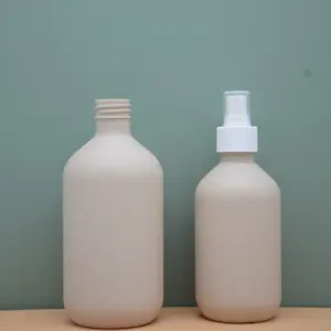 Biodegradable environmental protection 300ml500ml recycled wheat straw spray bottle Plastic spray bottle