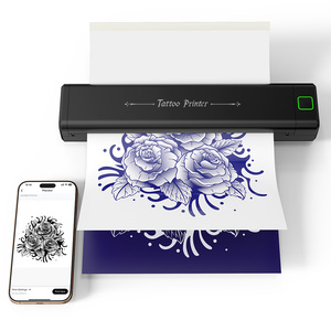 Newyes xách tay không dây Tiny Tattoo Stencil máy in Tattoo Máy Photocopy Máy TATTOO chuyển máy in - Product Image 5