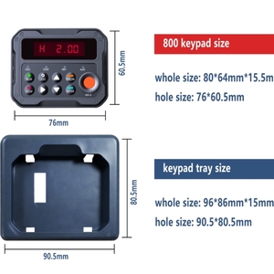 Variateur de fréquence VFD 220V 380V 0.75kw 1.5kw 2.2kw 50/60hz, variateurs de fréquence VFD 1hp 2hp 3hp, contrôleur de vitesse de moteur AC VFD VSD - Product Image 3