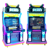 Console de jeu d'arcade Focon à monnayeur de 32 pouces, console de combat et console vidéo à monnayeur, vente en gros