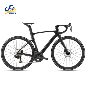 Vélo de course sur route en carbone aérodynamique léger, 24 vitesses, freins à disque électroniques, roues en aluminium 700C, FST-0008 Carbo intégré - Product Image 3