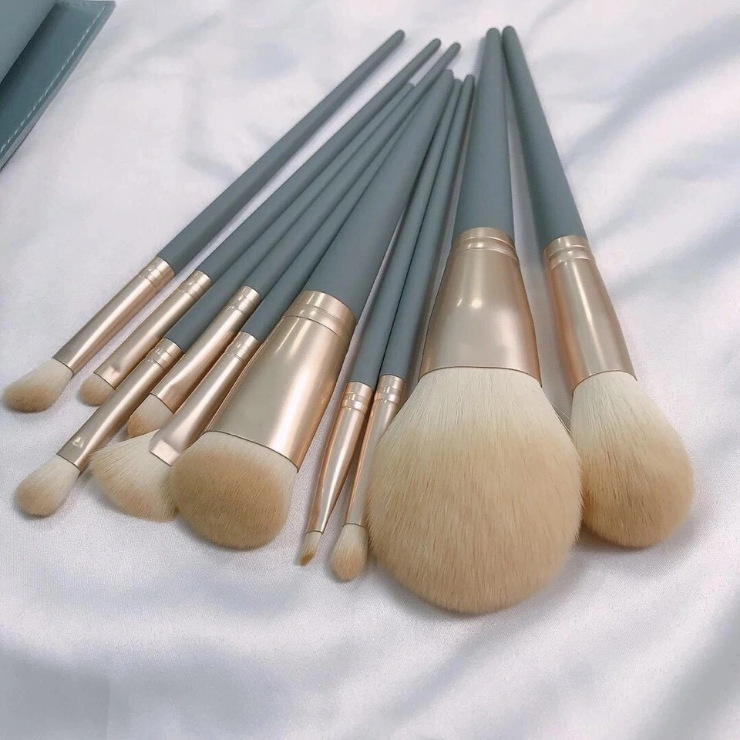 10 pieces of Blue brushes (Large Version)