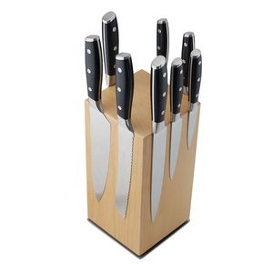 Bloc de couteaux magnétique rotatif sans couteaux Porte-<span class=keywords><strong>couteau</strong></span> universel en bois d'acacia naturel Stockage Bloc magnétique rotatif - Product Image 4
