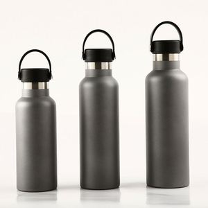 Fashionable Stainless Steel Car <b>Thermos</b> Cup, Large-capacity <b>Thermos</b> Water <b>Bottle</b> with Leather Case, Portable Water <b>Bottle</b> - Product Image 1